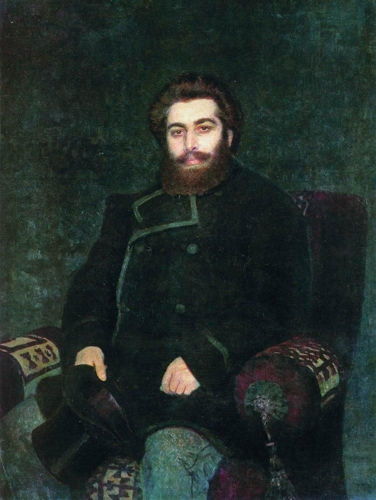 Ilya Efimovich Repin. Portrait of the artist Arkhip Kuindzhi