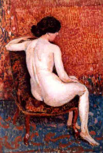 Georges Lemmen. The naked woman