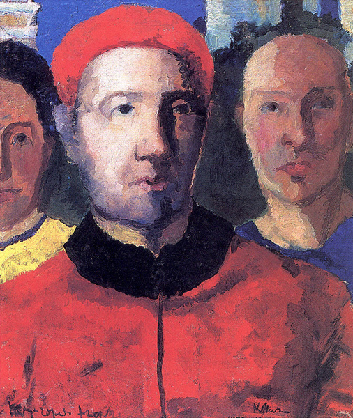 Kazimir Malevich. Triple retrato