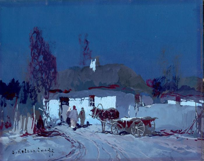 Stepan Fedorovich Kolesnikov (Odessa). Paesaggio notturno