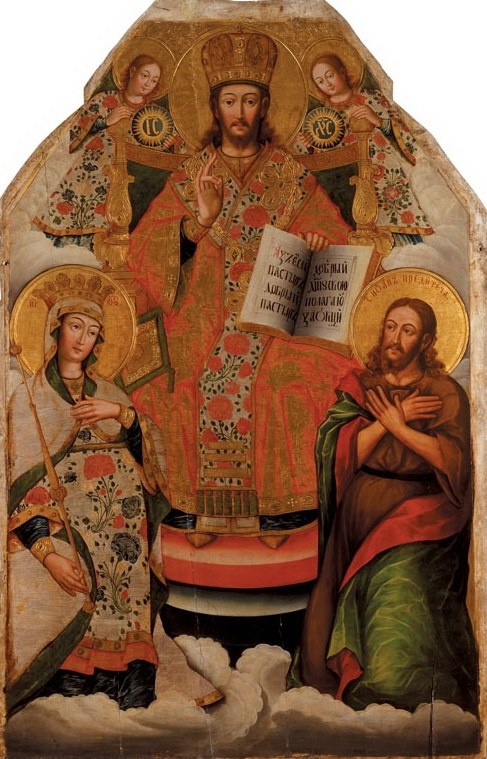 Ukrainian Icon painter XVIII century. The Deesis iconostasis of the ascension Church of the village of Berezna in the Chernihiv region