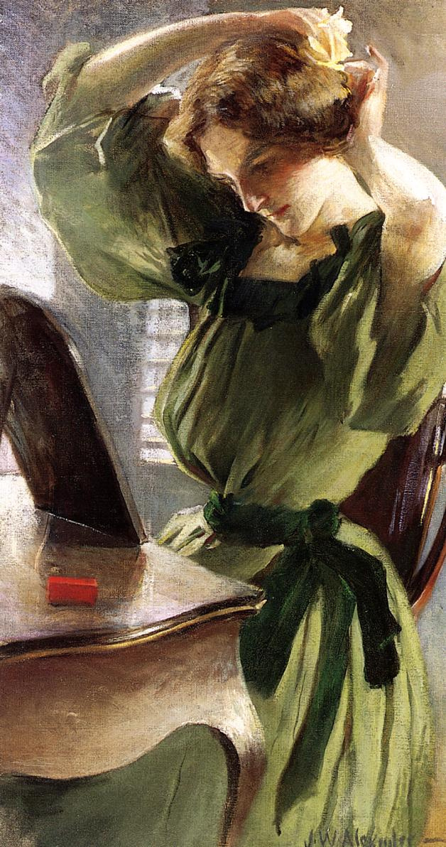 Girl in green dress by John White Alexander: History, Analysis & Facts | Arthive Girl in green dress by John White Alexander: History, Analysis & Facts | Arthive