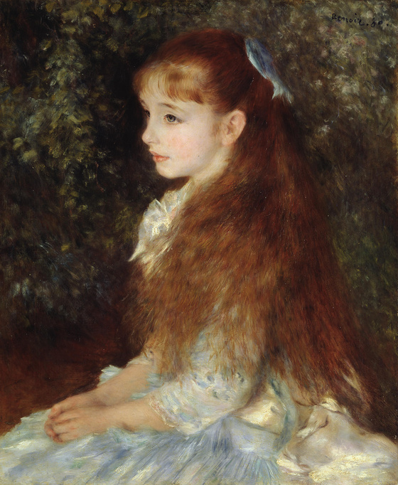 Pierre-Auguste Renoir. Portrait of Irene Caen d'anver (Little Irene)