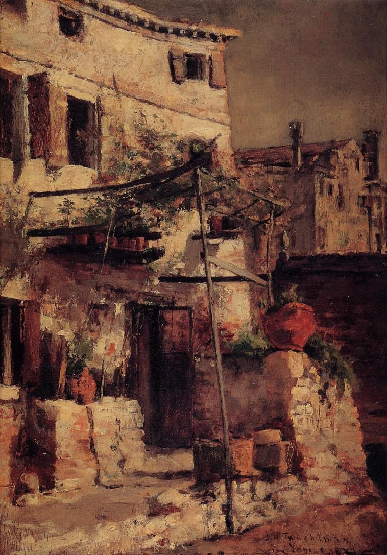 John Henry Twachtman. Venetian scene