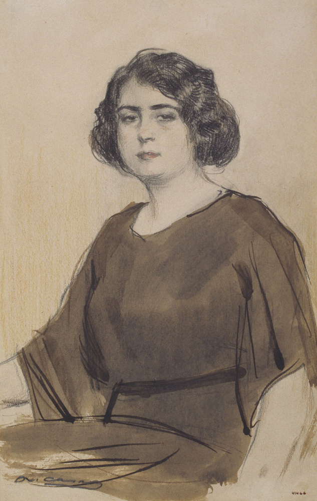 Ramon Casas i Carbó. Portrait of Julia