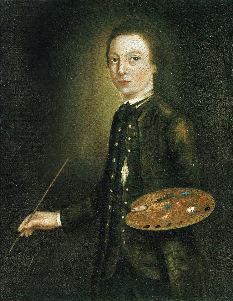 Thomas Gainsborough. A self-portrait of the artist aged 12