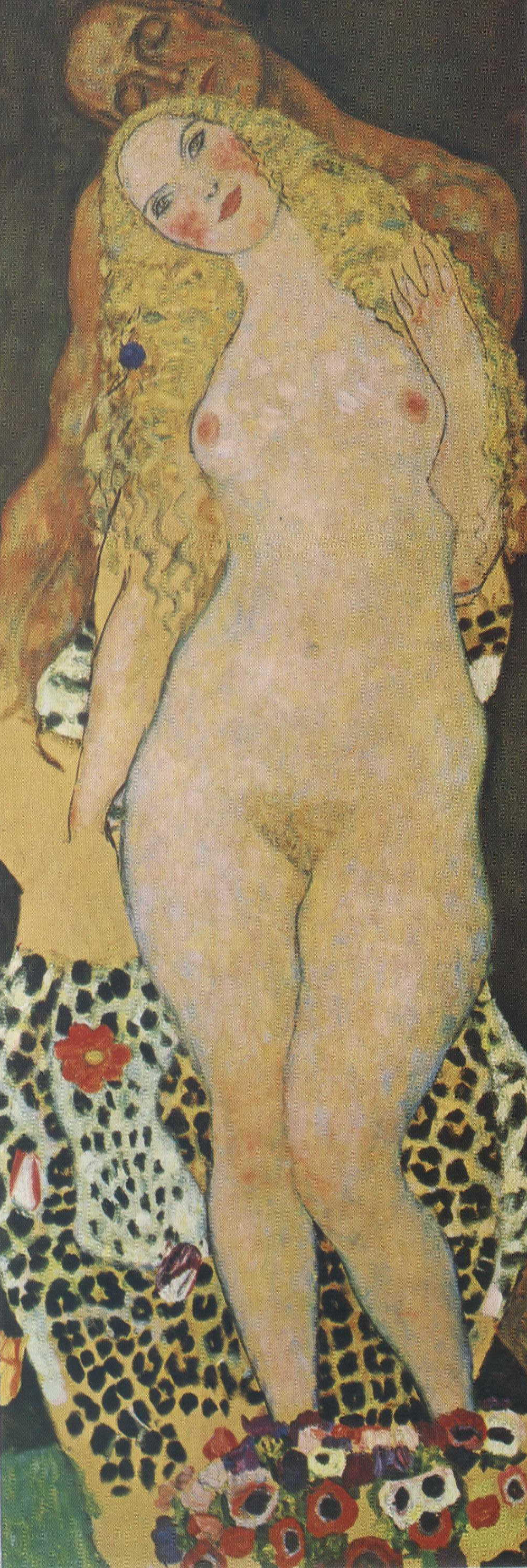 Gustav Klimt. Adam and eve (unfinished)