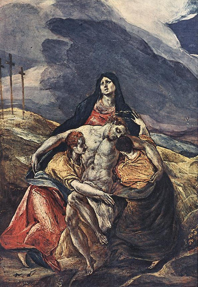 Эль Греко (Доменико Теотокопули). 基督的哀悼（Pieta）