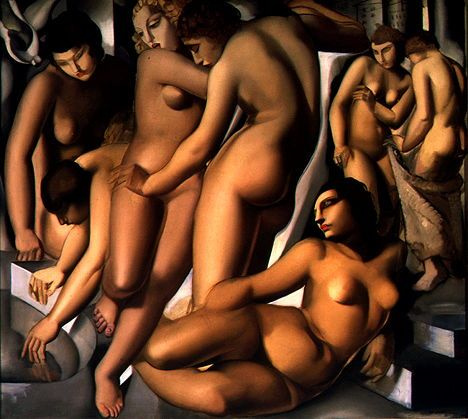 Tamara Lempicka. Three naked girls