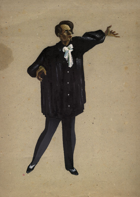 Vladimir Vasilyevich Popov. Sketch of theatrical costume