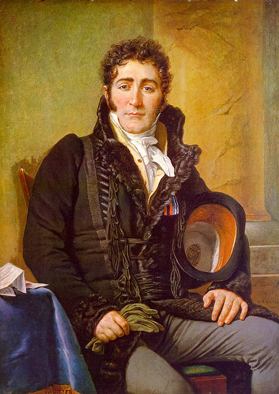 Jacques-Louis David. Seated male