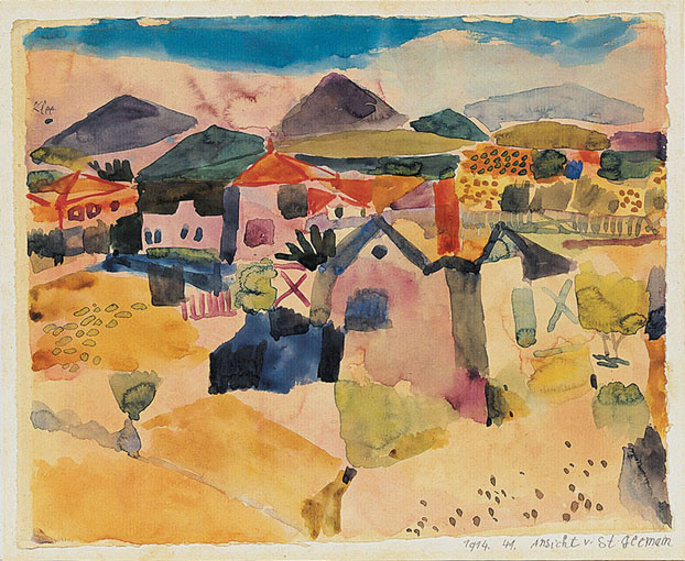 Paul Klee. Vista de Saint-Germain