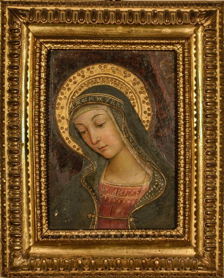 Pinturicchio. Madonna. Fresco fragment from the Apartment Borgia