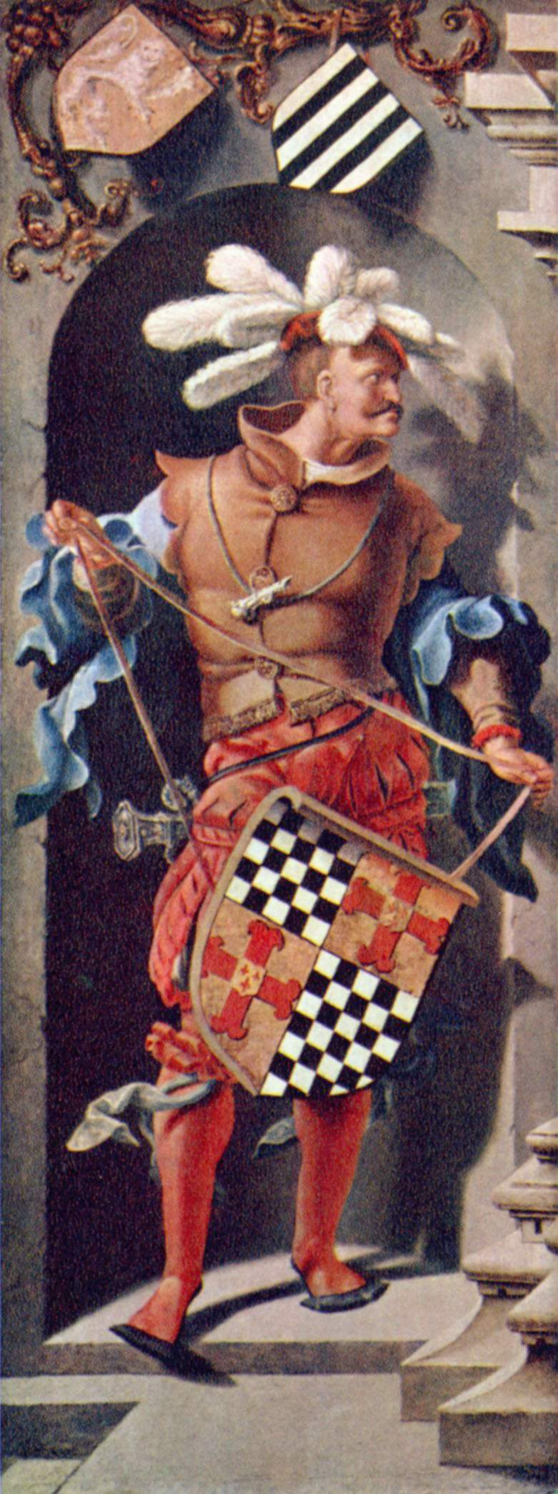 Lucas van Leiden (Luke of Leiden). Portrait of Jacob Floris van Montfort
