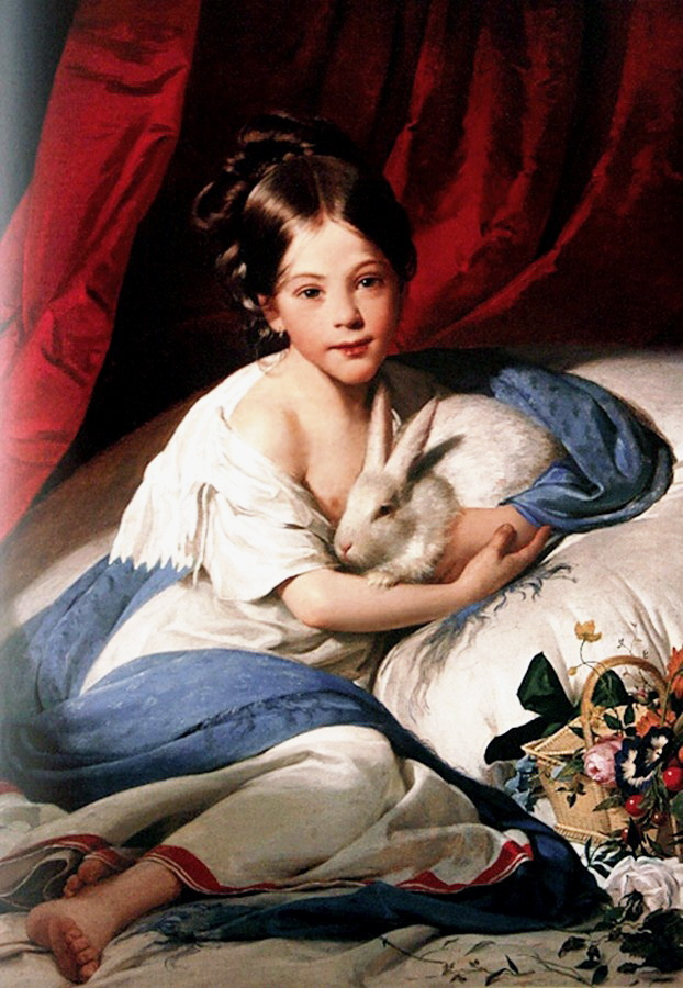 Friedrich von Amerling. Retrato de la princesa Marie Franceszki Likhstein