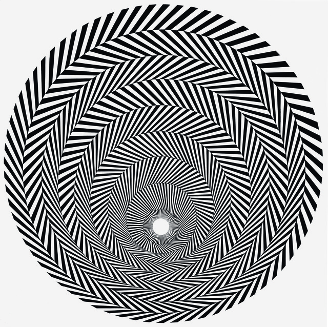 Bridget Riley. Flames 4