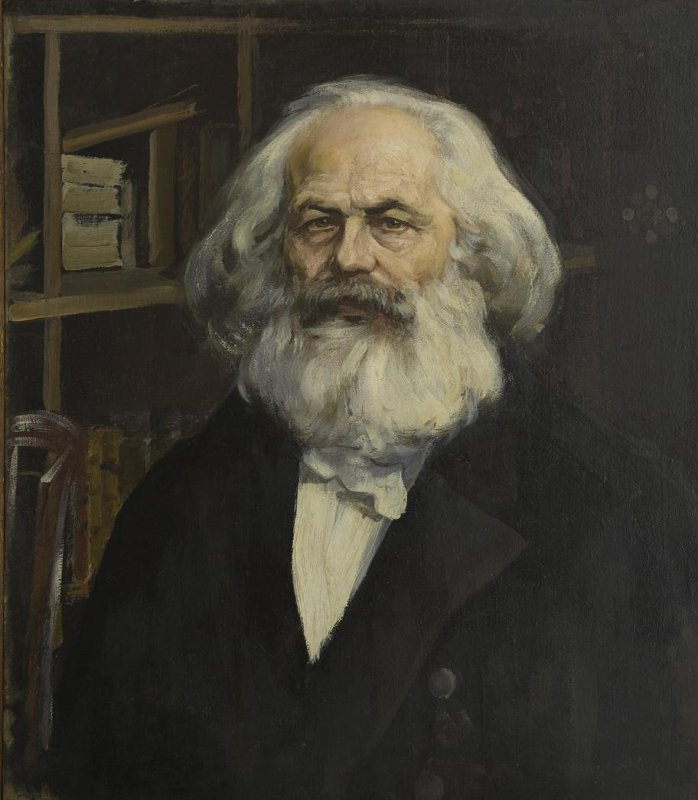 Pavel Petrovich Benkov. Portrait de Karl Marx