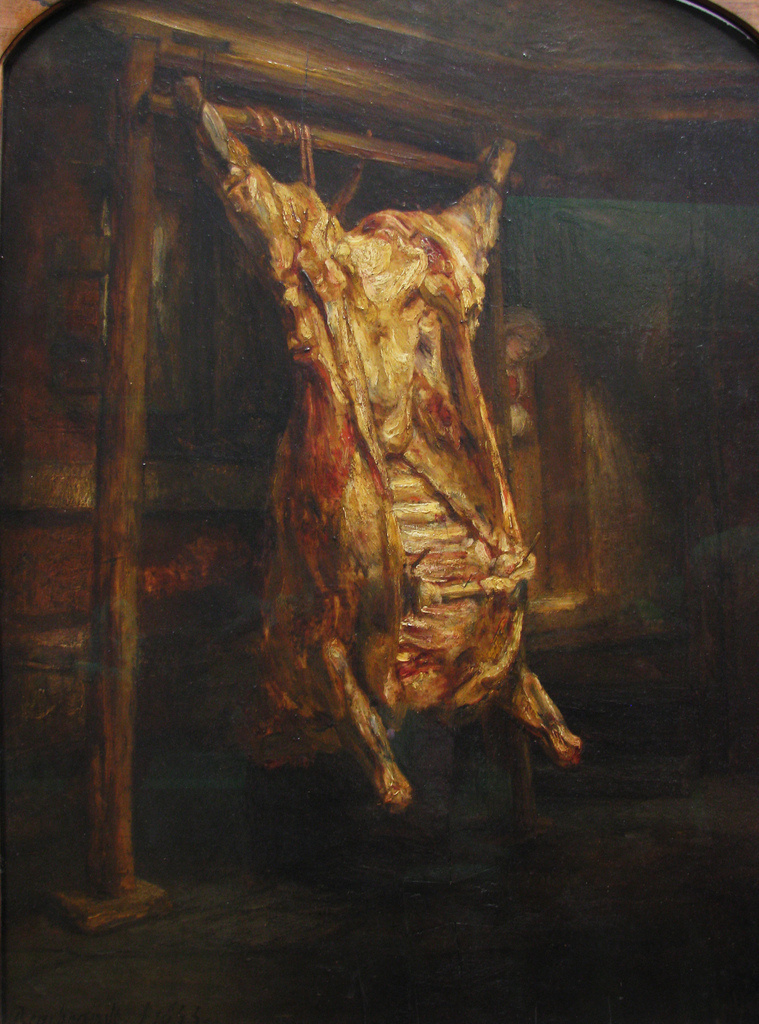 Rembrandt Harmenszoon van Rijn. Beef carcass