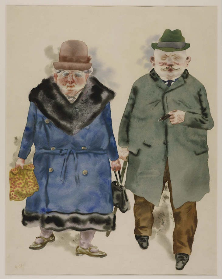 George Grosz. Un couple marié