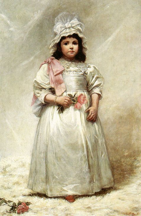 Elizabeth Booth Lyman Duenekk. The girl in white
