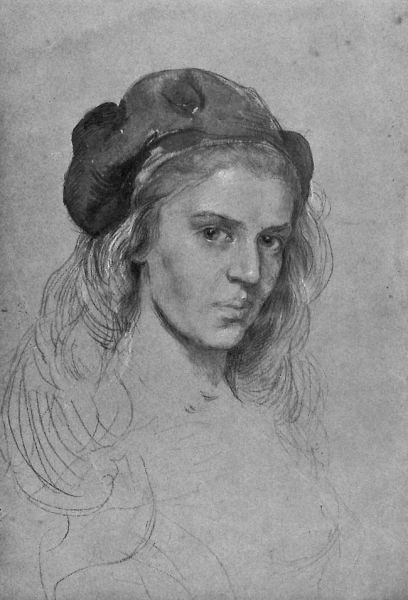 Elena Konstantinovna Luksh-Makovskaya. Self-portrait