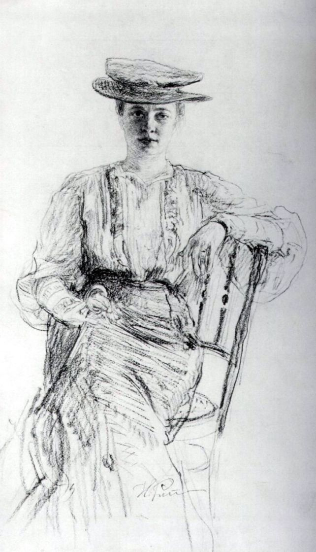 Ilya Efimovich Repin. Portrait Of Natalia Nordmann