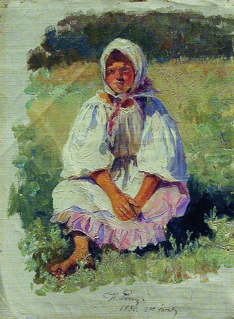 Ilya Efimovich Repin. A peasant girl