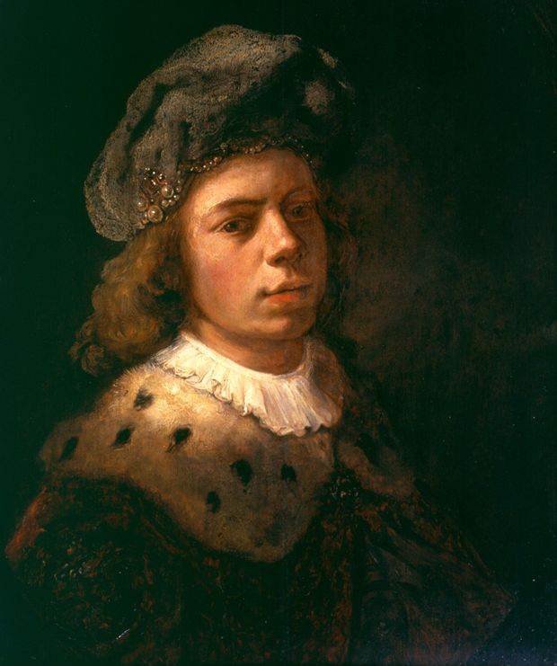 Samuel van Hogstraaten. Self-portrait with turban