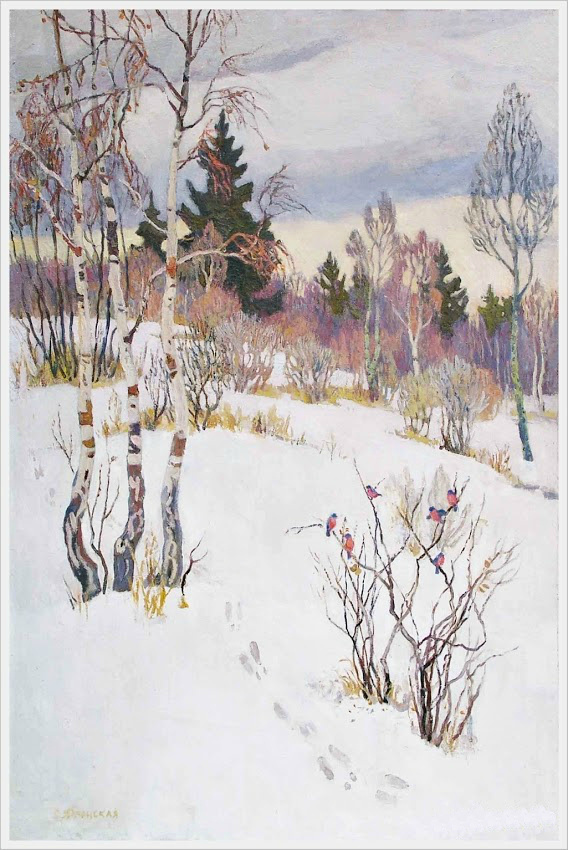 Tetyana Yablonska. Winter landscape