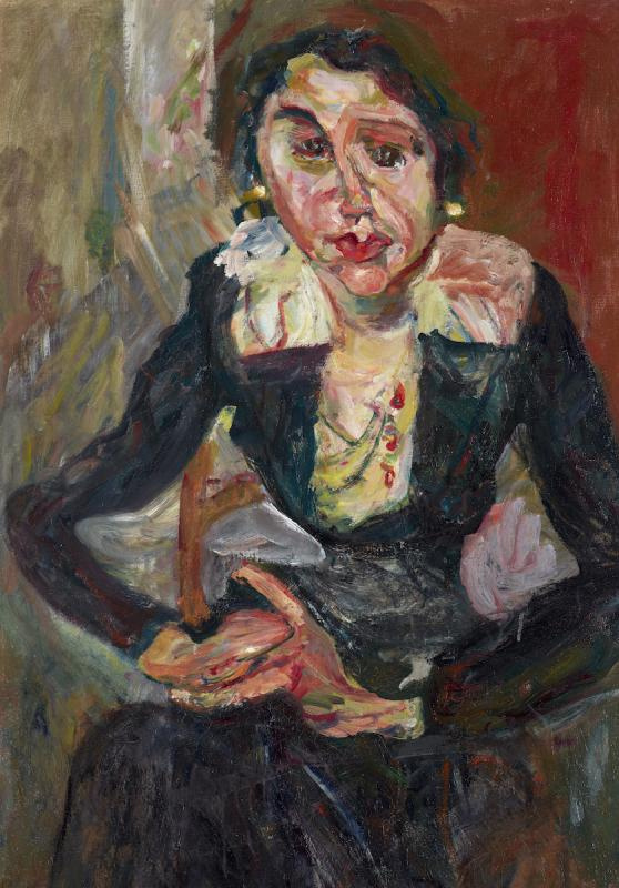 Chaim Soutine. Green dress