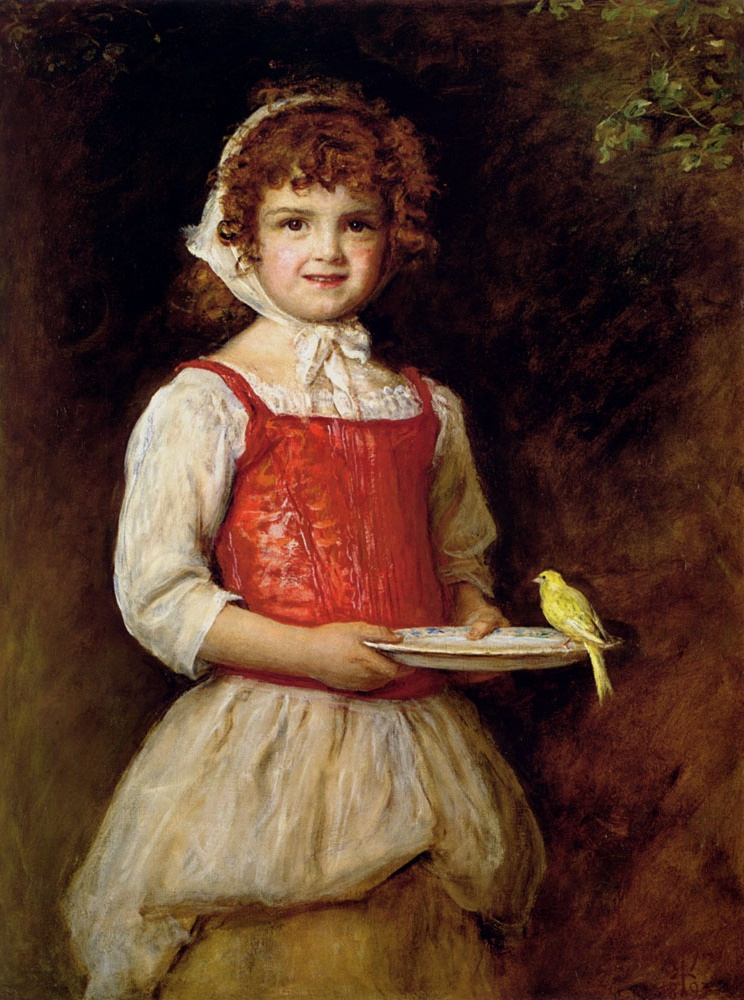 John Everett Millais. Joy (Cheerful girl)