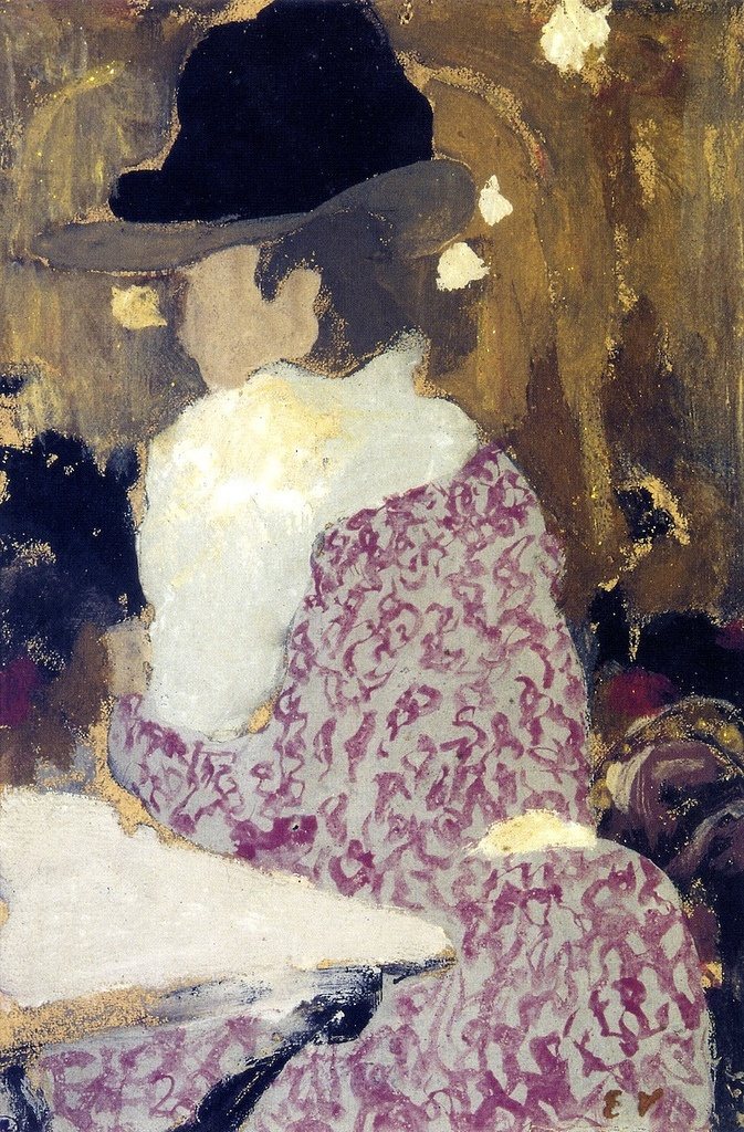 Jean Edouard Vuillard. A woman in a bar