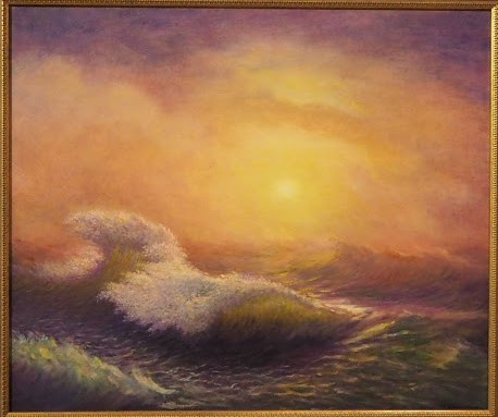 Alexander Fedorovich Vazhnev. "Touching IK Aivazovsky".