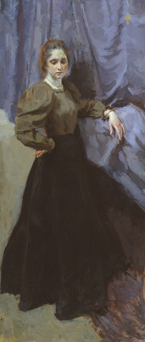 Osip Emmanuilovich (Joseph) Braz. Portrait of Elizabeth Mikhaylovna Martynova. 1896