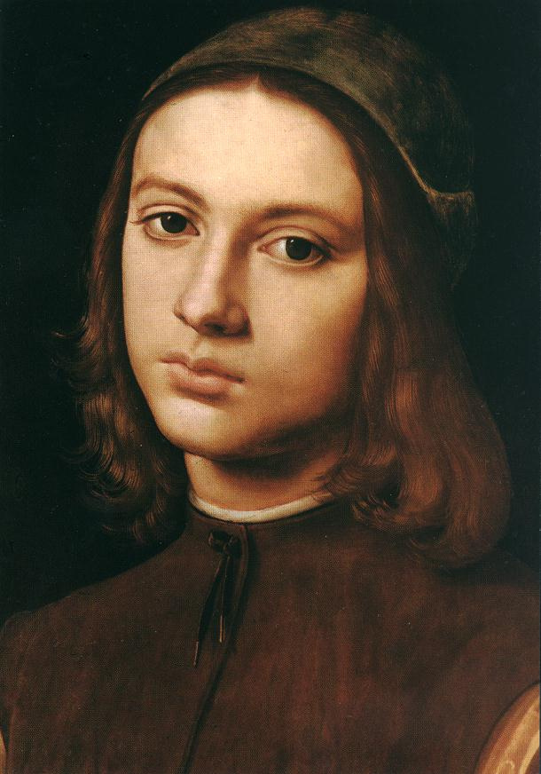 Pietro Perugino. Portrait of a young man