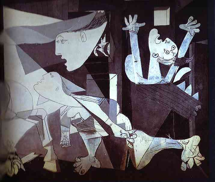 Guernica detail 1937 777 349 cm by Pablo Picasso History