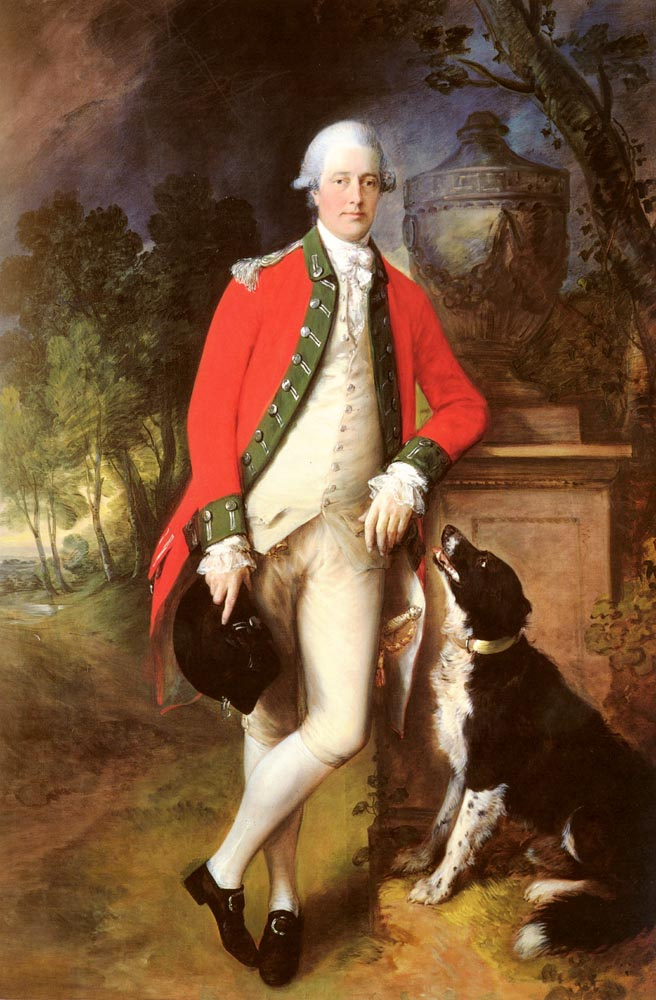 Thomas Gainsborough. Portrait of Colonel John bullock