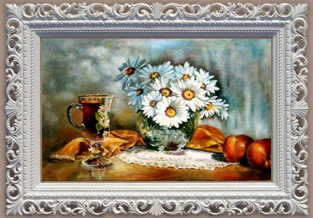 Marina Vladimirovna Patrikeeva. A seagull with daisies!