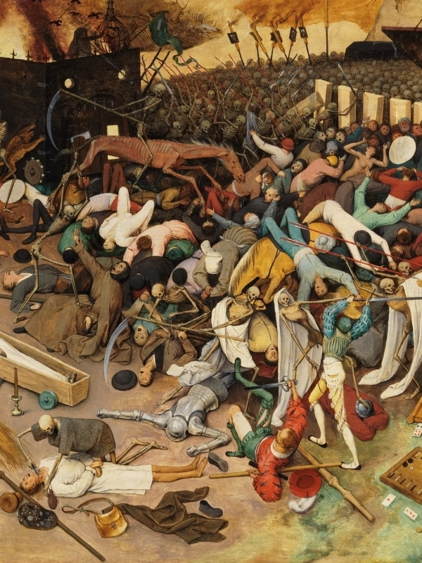 Pieter Bruegel The Elder. The triumph of death. Fragment 8. Slaughter