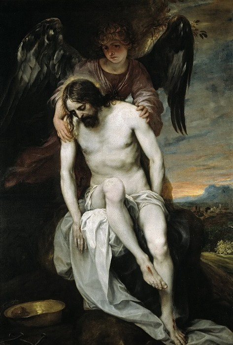 Alonso Cano. Cristo apoyado por angel
