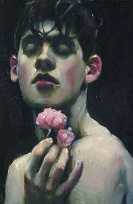 Malcolm liepke. Malcolm T. Liepke - "Boy With Flower" - Oil on Canvas - 12 x 8 inches - Sold