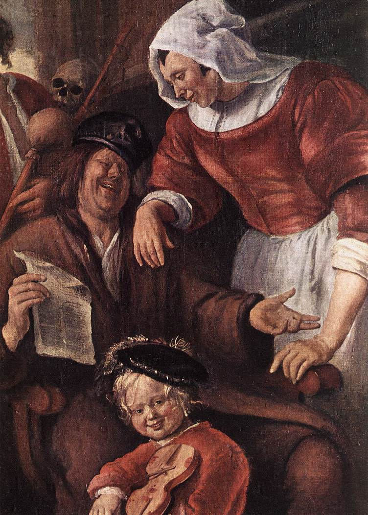Jan Steen. The family of the trouble (excerpt)