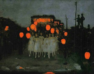 Thomas Cooper Gotch. Parade of lights