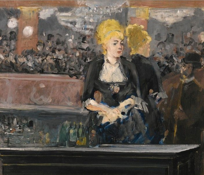 Edouard Manet. Bar im Folies Bergere (erste Version)