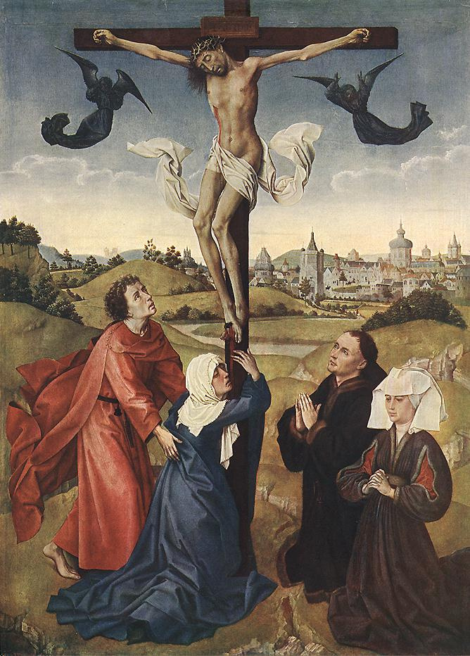 Rogier van der Weyden. Triptych Of The Crucifixion. Fragment