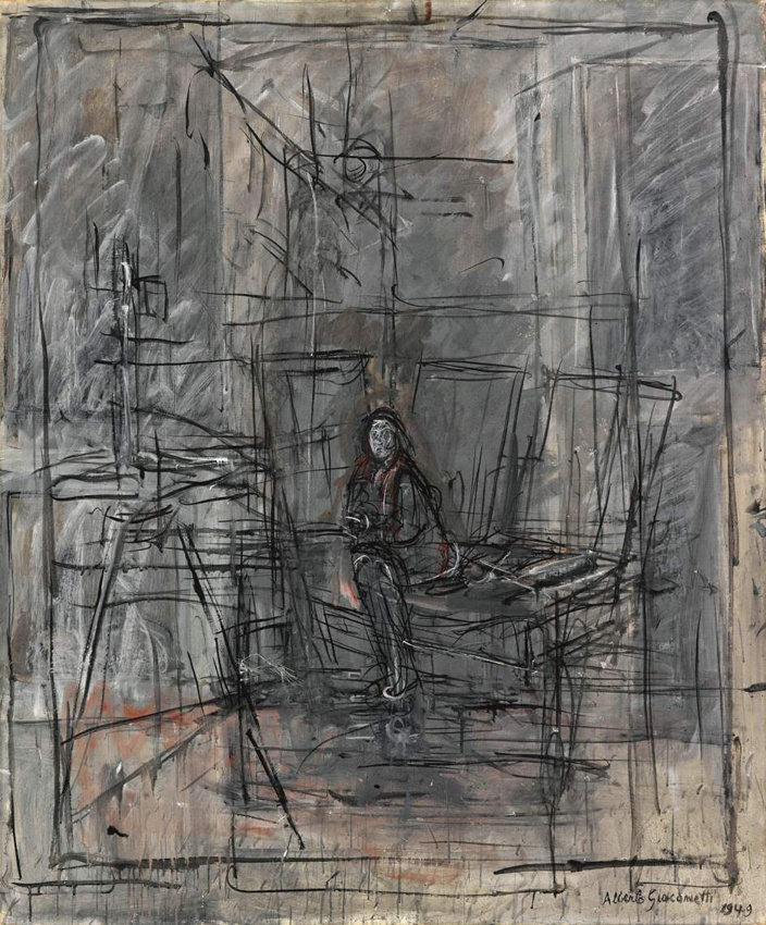 Alberto Giacometti. Isabelle in the Studio