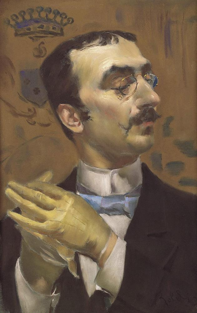Giovanni Boldini. Portrait of a dandy (Portrait of Henri de Toulouse-Lautrec)