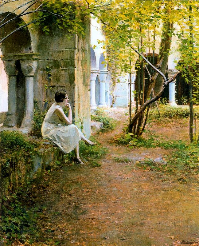 Ramon Casas i Carbó. Julia in the monastery of Sant Benet