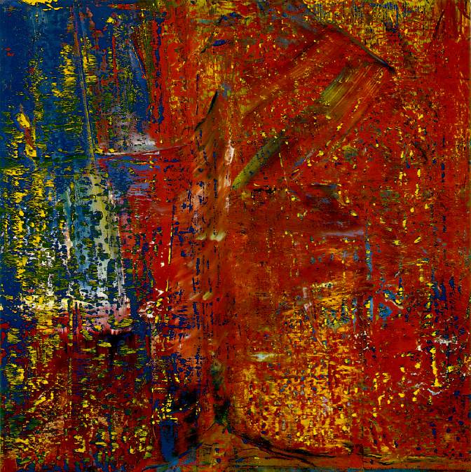 Gerhard Richter. The red and the blue