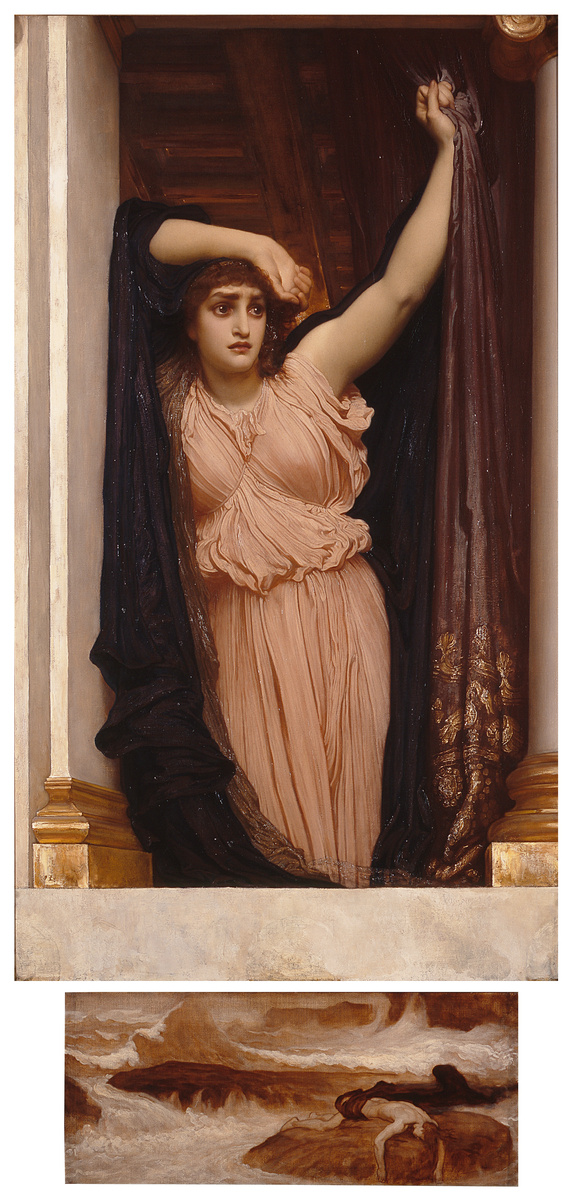 Frederic Leighton. The last hour of the hero